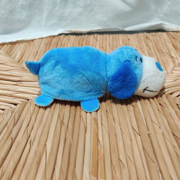 Flipazoo Cat Dog Plush Pink Striped Kitty Blue Puppy Reversible 6" Jay Play Cute - Picture 5 of 10